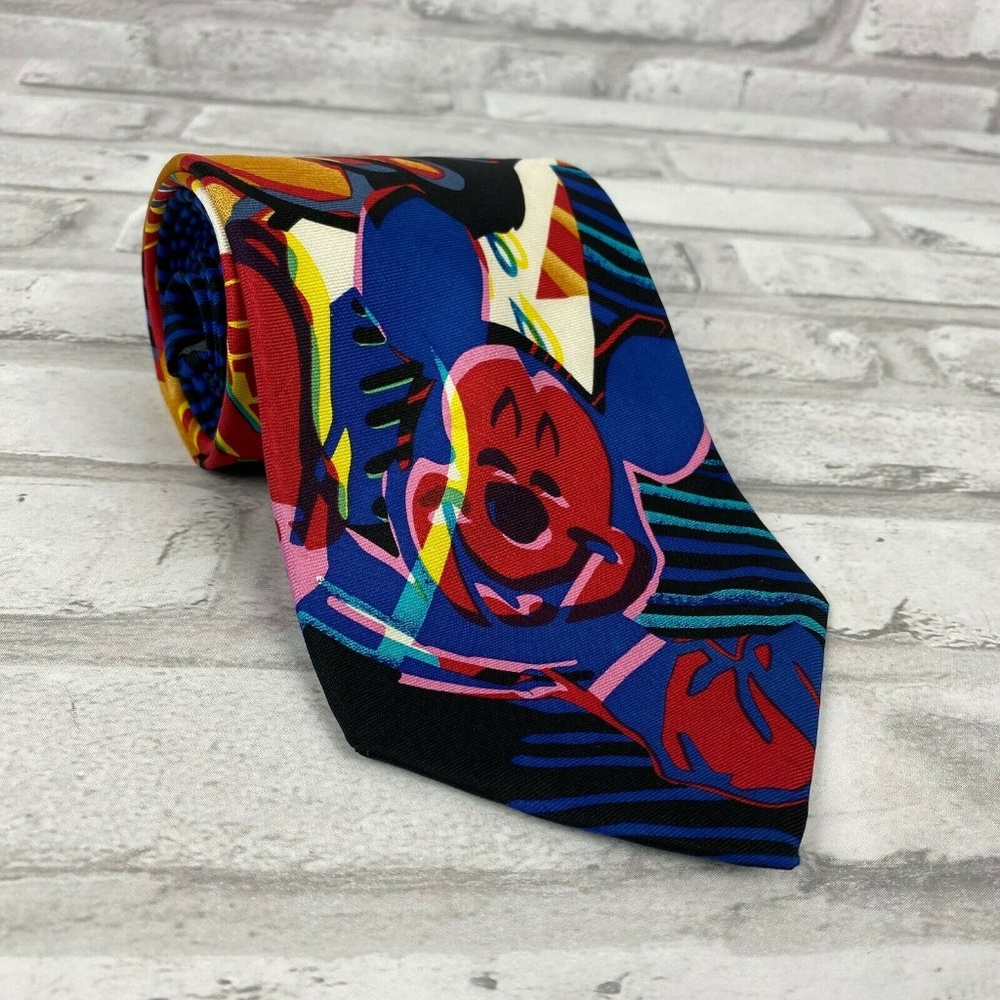 Mickey Tie Mickey Balancine Abstract Graphic Art